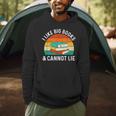 I Like Big Books & Cannot Lie Reading Bookworm Reader Men Hoodie