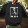 Bone-Chilling-Reads Skeleton Reading Bookworm Book Lovers Men Hoodie