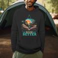 The Book Was Better Literature Reading Bookworm Men Hoodie
