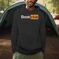 Book Club Logo For Novel Literature Reading Lover Men Hoodie