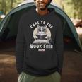 Book Fair Week Librarian Library Cat Come To The Book Fair For Men Women Kids Men Hoodie Book Fair Week Librarian Library Cat Come To The Book Fair For Men Women Kids Men Hoodie