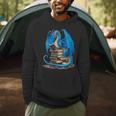 Book Lover Bookworm Reading Books Dragon Men Hoodie