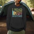 Book Lover I Read Past My Bedtime Bookworm Reader Librarians Men Hoodie