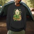 Book Lover St Patricks Day Teacher Cosy Librarycore Men Hoodie