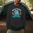Book Marks Are For Quitters Bookworm Reading Men Hoodie