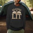 Book Novel Abendteuer Story Reading Men Hoodie