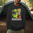 Book Readosaurus Dinosaur Books Library Reading Lovers Men Hoodie