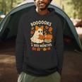 Books And BER Months Fall Librarian Reading Halloween Men Hoodie