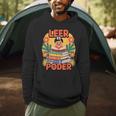 Books Bring Power Leer ES Poder Hispanic Pride Reading Men Hoodie