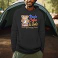 Books Coffee & Owls Are My Happy Place Book Lovers Men Hoodie