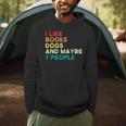 I Like Books Dogs And Maybe 3 People Books & Dogs Men Hoodie