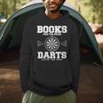 Books Feed The Brain Darts Feeds The Soul Men Hoodie