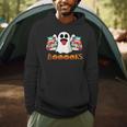 Books Lovers Boo Scary GhostShirt Men Hoodie