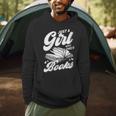 Bookworm Book Reading Just A Girl Who Loves To Read Books Men Hoodie
