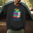 Bookworm Easily Distracted By Dragons And Books Reader Men Hoodie
