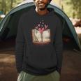 Bookworm Heart Librarian Book Nerd Library Reading Men Hoodie