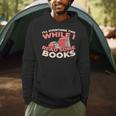 Bookworm Novel Writer Literature Bibliophile Library Books Men Hoodie