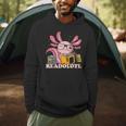 Bookworm Readolot Mexican Salamander Book Reading Axolotl Men Hoodie Bookworm Readolot Mexican Salamander Book Reading Axolotl Men Hoodie