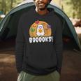 Booooks GhostShirt Boo Read Books Library Men Hoodie