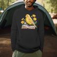 Canary Bird Floral Book Yellow Bird Reading Bookish Teacher Men Hoodie Canary Bird Floral Book Yellow Bird Reading Bookish Teacher Men Hoodie
