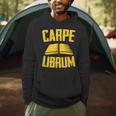 Carpe Librum Latin Language Lover Book Reading LIterary Men Hoodie Carpe Librum Latin Language Lover Book Reading LIterary Men Hoodie