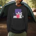 Cat Book Reading Men Hoodie Cat Book Reading Men Hoodie