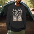 Chapter Forty Book Reading 40th Birthday Flower Men Hoodie Chapter Forty Book Reading 40th Birthday Flower Men Hoodie