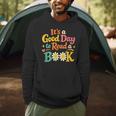 Cheerful Good Day To Read A Book Cozy Warm Bookworm Men Hoodie Cheerful Good Day To Read A Book Cozy Warm Bookworm Men Hoodie