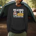 Cool Reading For Men Women Read Books Library Book Lovers Men Hoodie