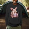 Cute Armadillo With Book I Armadillo Men Hoodie