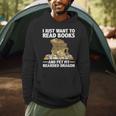 Cute Bearded Dragon For Men Women Zoology Reptile Book Lover Men Hoodie