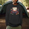 Cute Book Super Hero Reading Superhero Men Hoodie