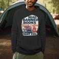 Cute Bookworm Tees Read Banned Books Drink Coffee Small -Adults Men Hoodie
