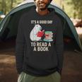 Cute Capybara It's a Good Day To Read a Book World Book Day Men Hoodie Cute Capybara It's a Good Day To Read a Book World Book Day Men Hoodie