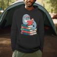 Cute Reading Seal On Books Book Lover Men Hoodie Cute Reading Seal On Books Book Lover Men Hoodie