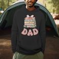 Dad Book First Chapter Birthday Family Matching Party Men Hoodie
