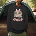 Dada Book First Chapter Birthday Family Matching Party Men Hoodie Dada Book First Chapter Birthday Family Matching Party Men Hoodie