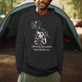 Dark Romance Skeleton Costume Woman Pajama Book Reading Men Hoodie