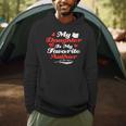 My Daughter Is My Favorite Author Book Novel Writer Men Hoodie