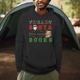 Dear Santa Just Bring Books Lover Librarian Book Worm Xmas Men Hoodie
