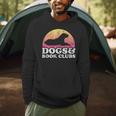 Dogs And Book Clubs Or Women's Dog And Book Club Men Hoodie