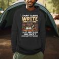 I Don't Always Write Sometimes I Eat And Sleep Book Author Men Hoodie