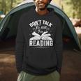 Don't Talk To Me I'm Reading Book Nerd Shirt Book Lover Men Hoodie