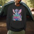 Dragon Book Fantasy Reading Men Hoodie