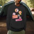 Dungeon Crawler Carl Colorful Sticker Collage LitRPG Book Men Hoodie