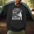 Easily Distracted By Cats And Books Cats & Book Lovers Men Hoodie