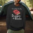 Easily Distracted By Dragon & Book Nerds Dragon Lover Girls Men Hoodie