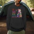Eat Sleep Read Repeat Unicorn Read Book Reading Lovers Kids Men Hoodie
