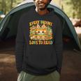 Every Bunny Loving Read Easter Eggs Bunny Book Bookworm Men Hoodie