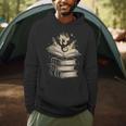 Fantasy Dragon & Books Magical Reader Men Hoodie
